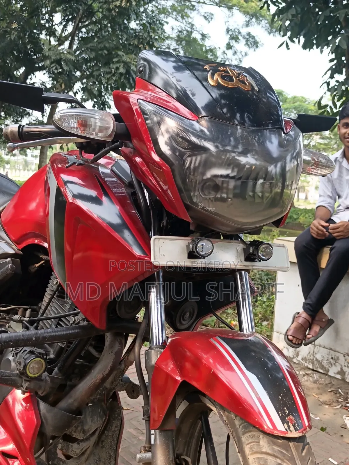 TVS Apache RTR 160 2V 2017 Red