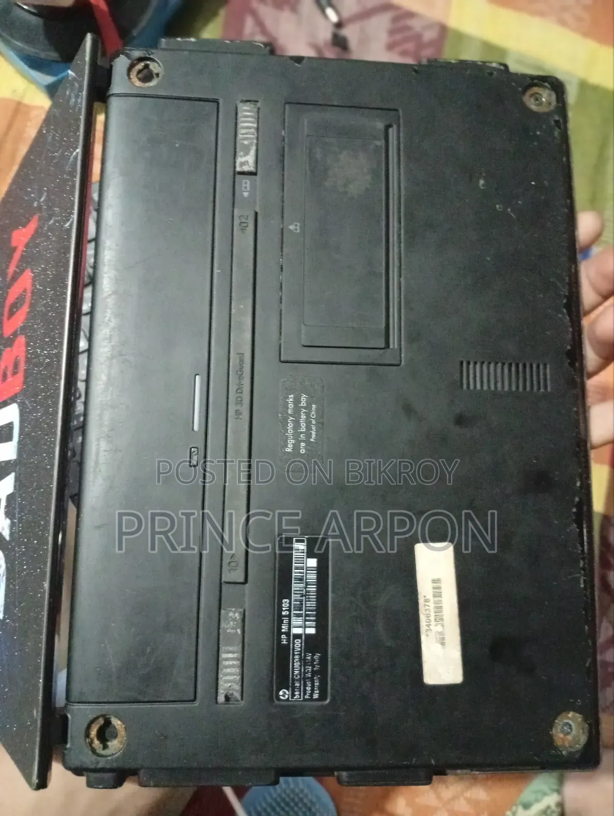 ল্যাপটপ এইচপি মিনি ৫১০৩ ২জিবি ইন্টেল কোর ৫ এইচডিডি+এসএসডি ১৬০জিবি