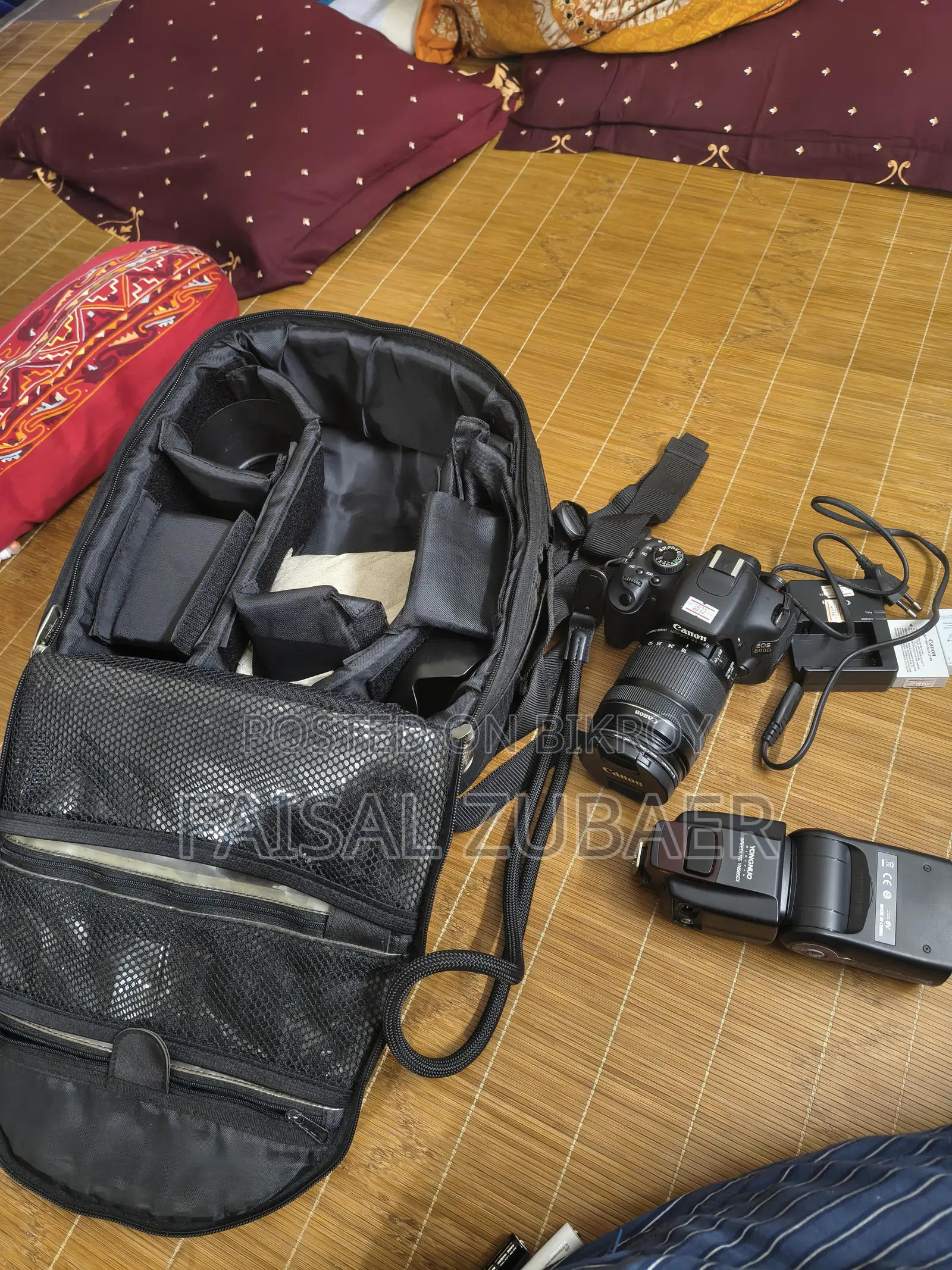 Canon 18-135mm IS STM Lens + 600D Full Professional Setup