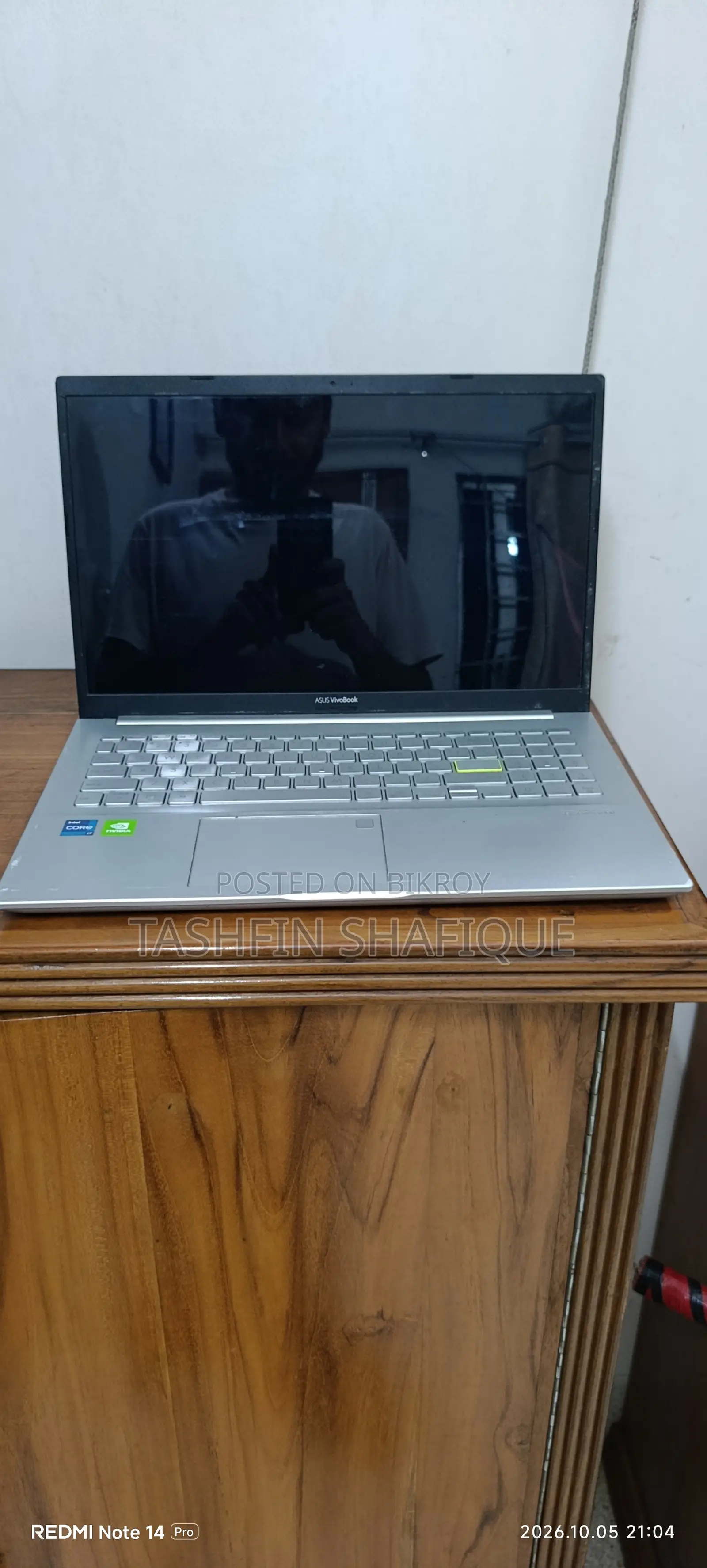 Laptop Asus Vivobook 15 16GB Intel Core i7 SSD 512GB