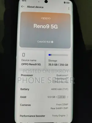 Oppo Reno 256 GB Black