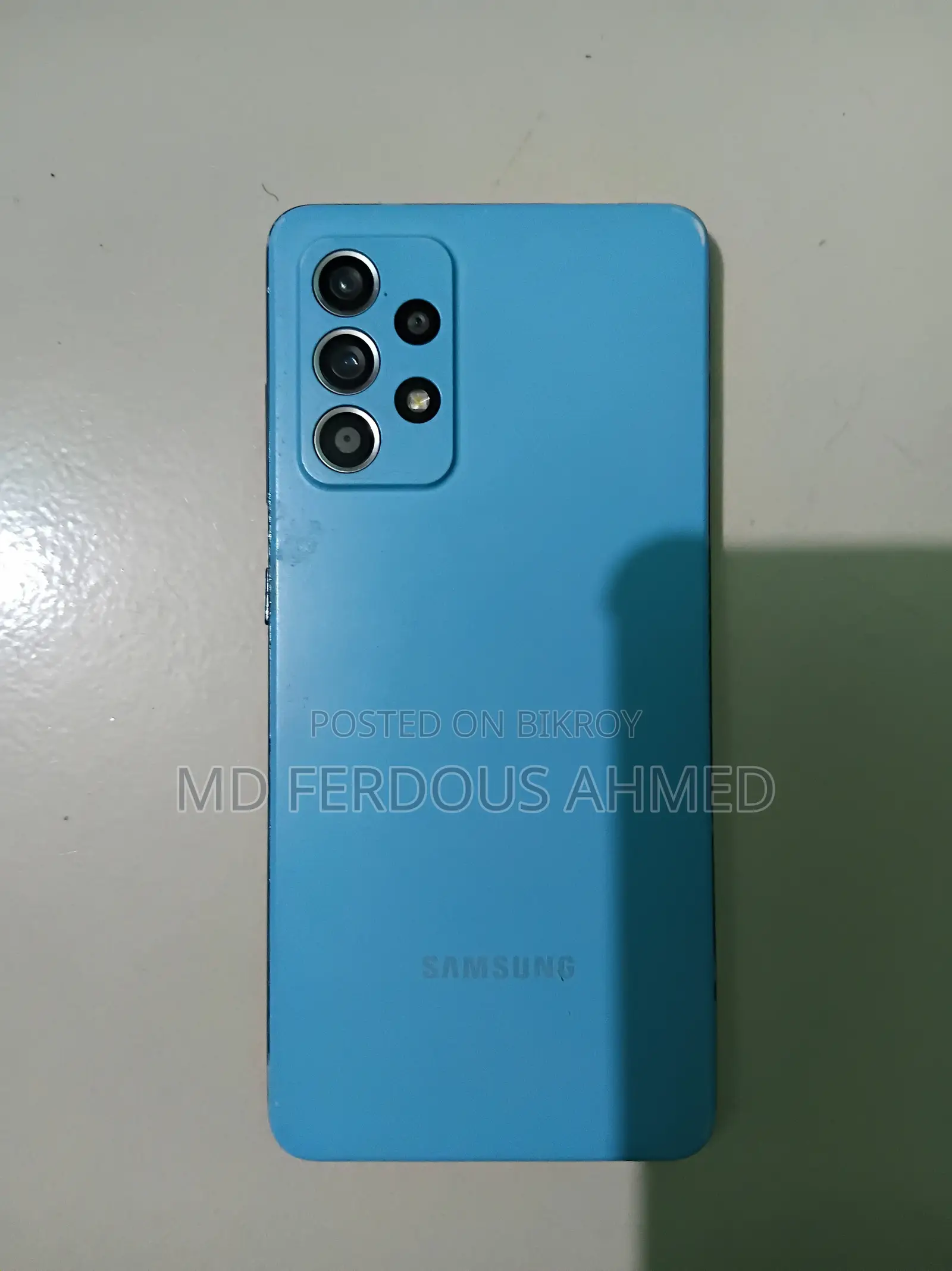 স্যামসাং গ্যালাক্সি এ৫২ ১২৮ জিবি নীল