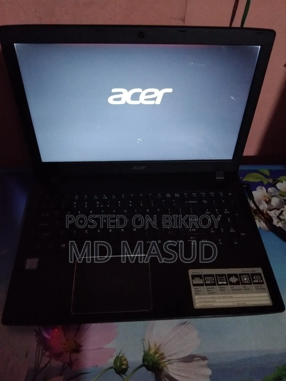 Laptop Acer Aspire V3-572G 8GB Intel Core i3 SSD 128GB