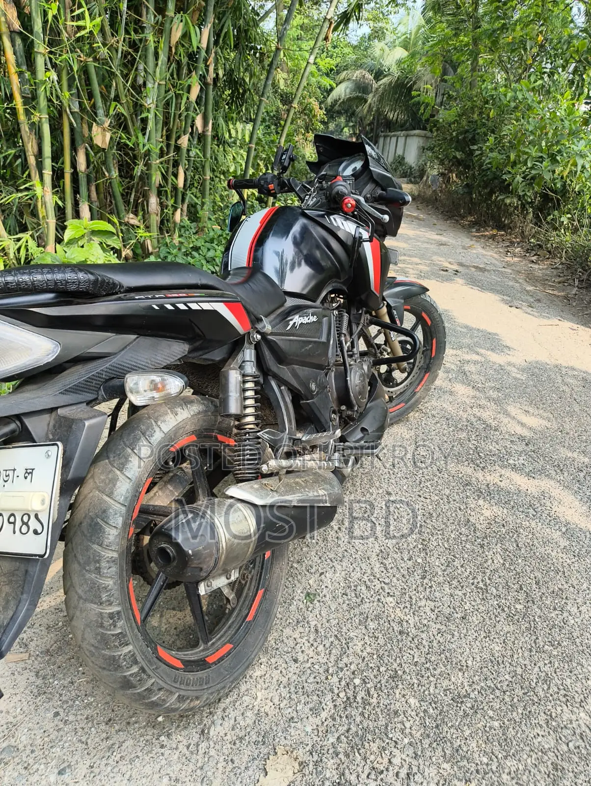 TVS Apache RTR 160 2V 2017 Black