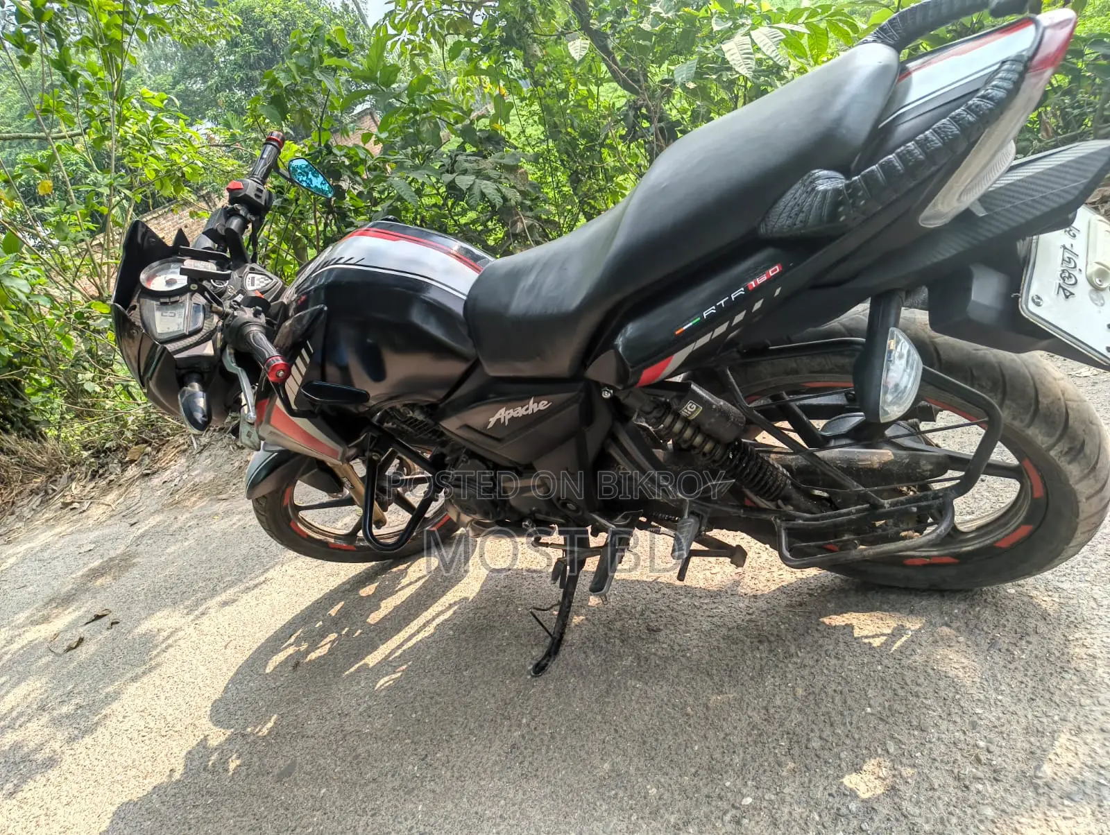 TVS Apache RTR 160 2V 2017 Black