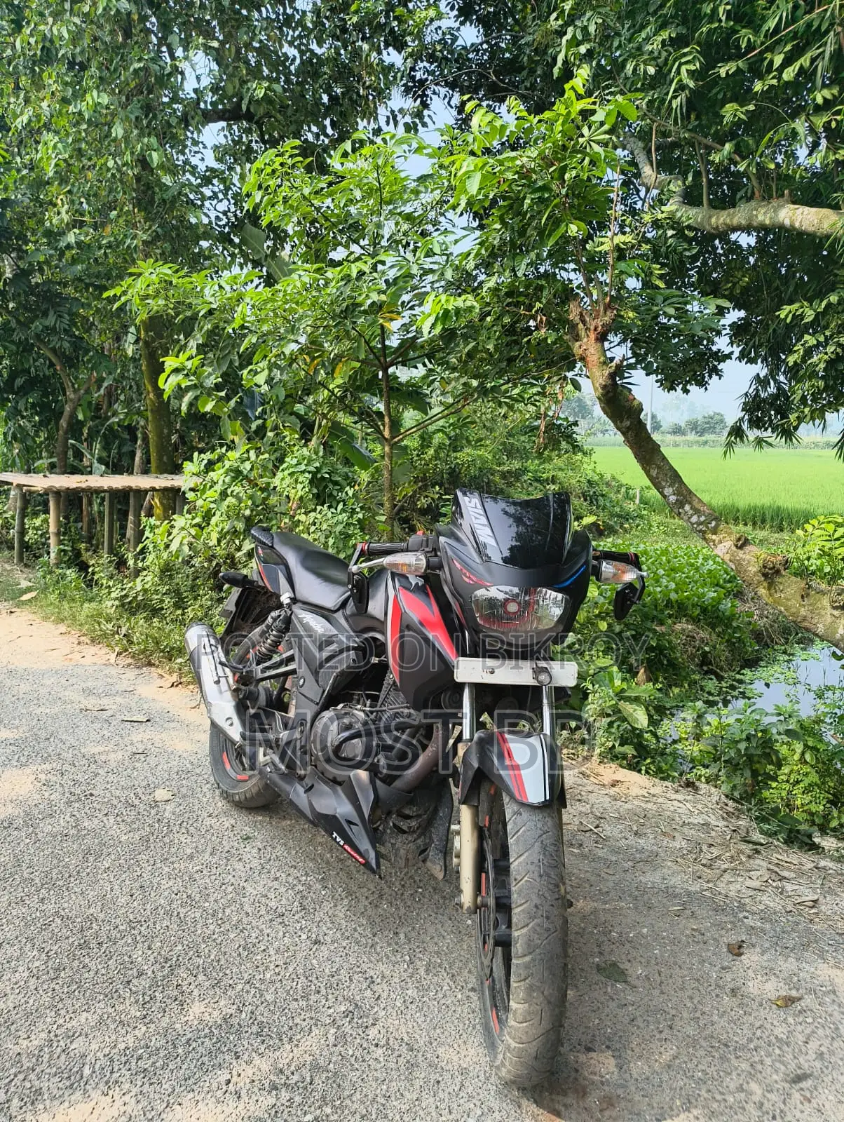 TVS Apache RTR 160 2V 2017 Black