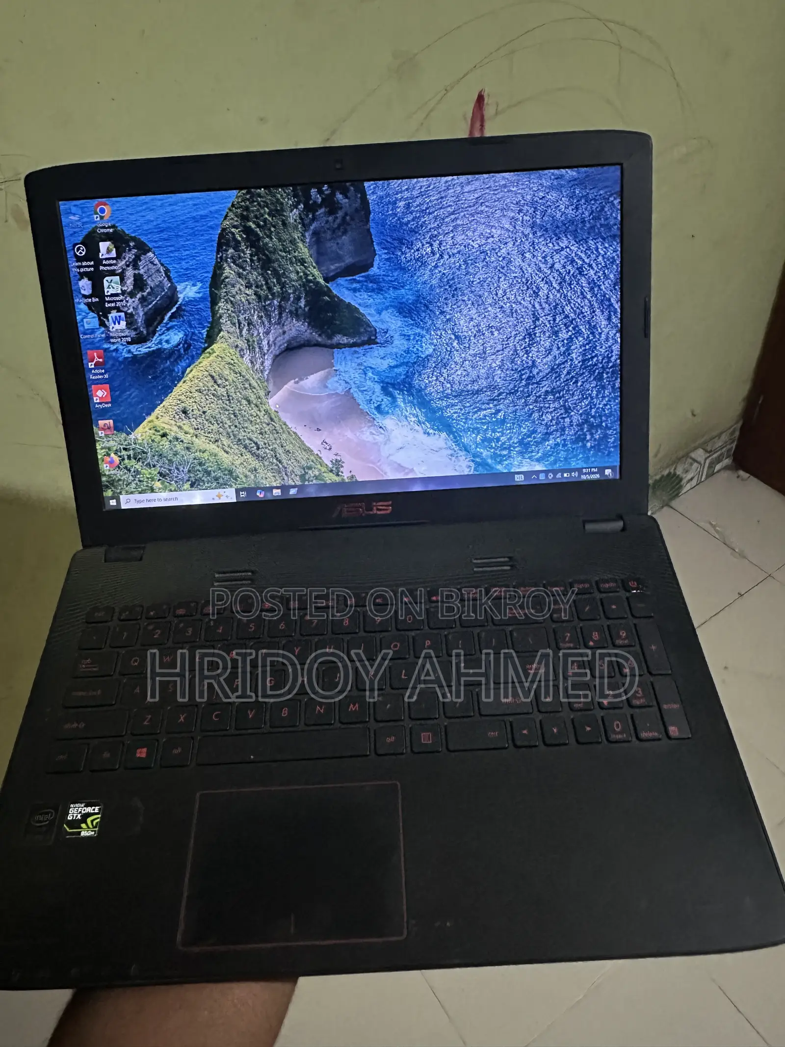 Asus Laptop 8GB Intel Core i5 SSD 640GB