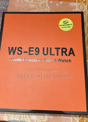WS-E9 ULTRA মাল্টি-ফাংশন স্মার্ট ওয়াচ