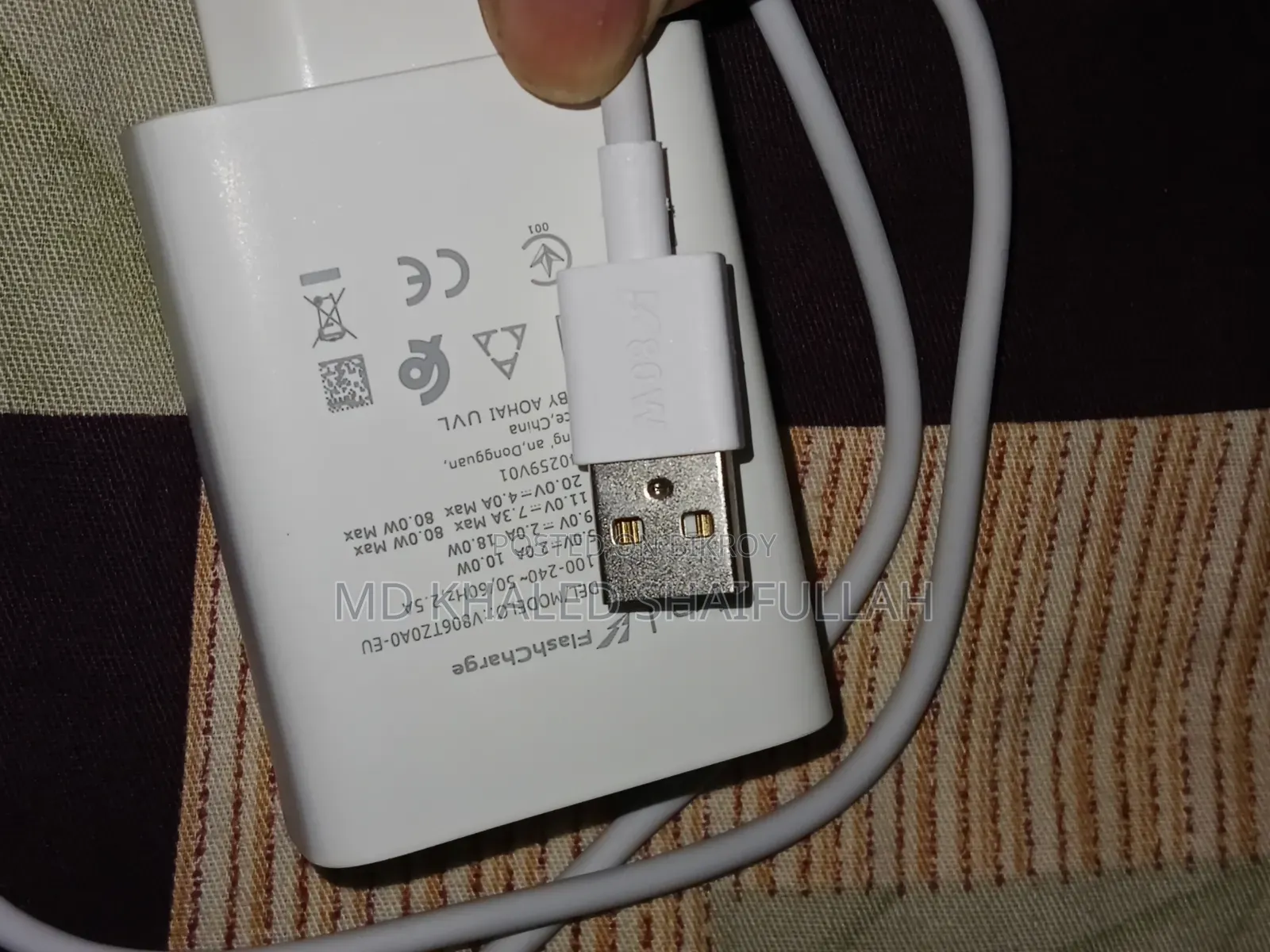 Vivo 80 W Original Charger