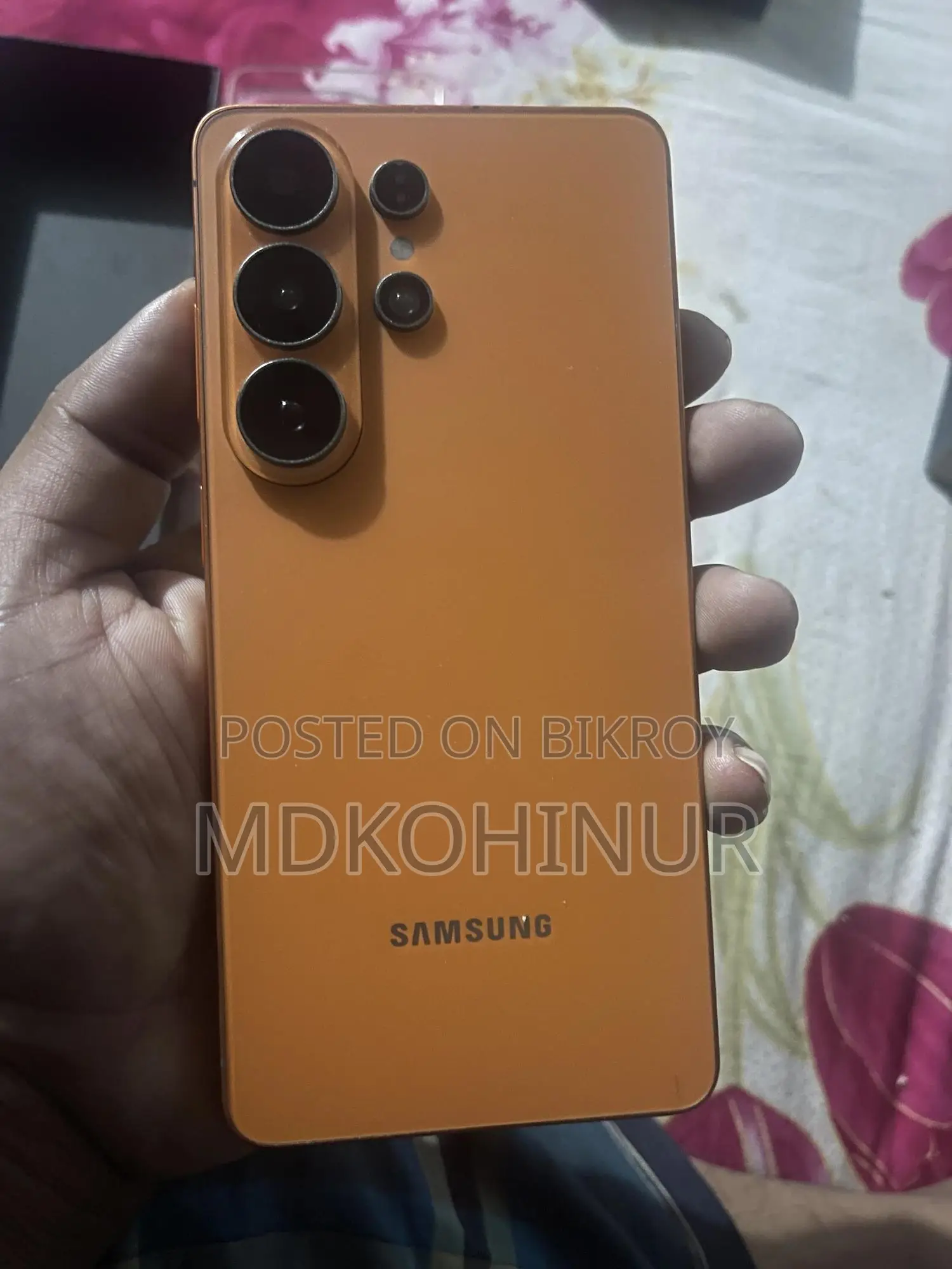 নতুন স্যামসাং গ্যালাক্সি এস২৪ আল্ট্রা ২৫৬ জিবি কমলা