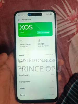 ইনফিনিক্স হট ৬০আই ১২৮ জিবি হোয়াইট