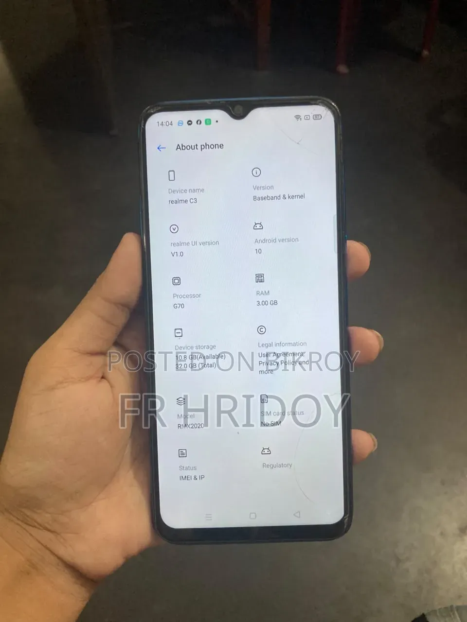 রিয়েলমি সি৩ ৩২ জিবি ব্লু