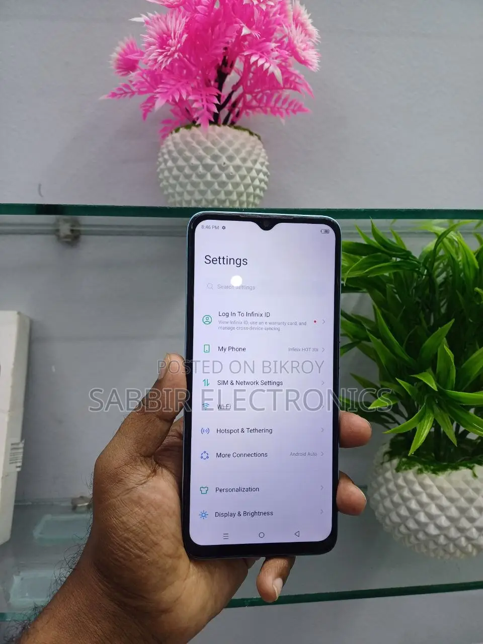 ইনফিনিক্স হট ৩০আই ১২৮ জিবি ব্লু