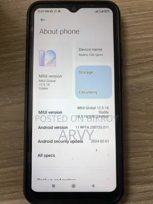 Xiaomi Redmi 10A 128 GB Blue