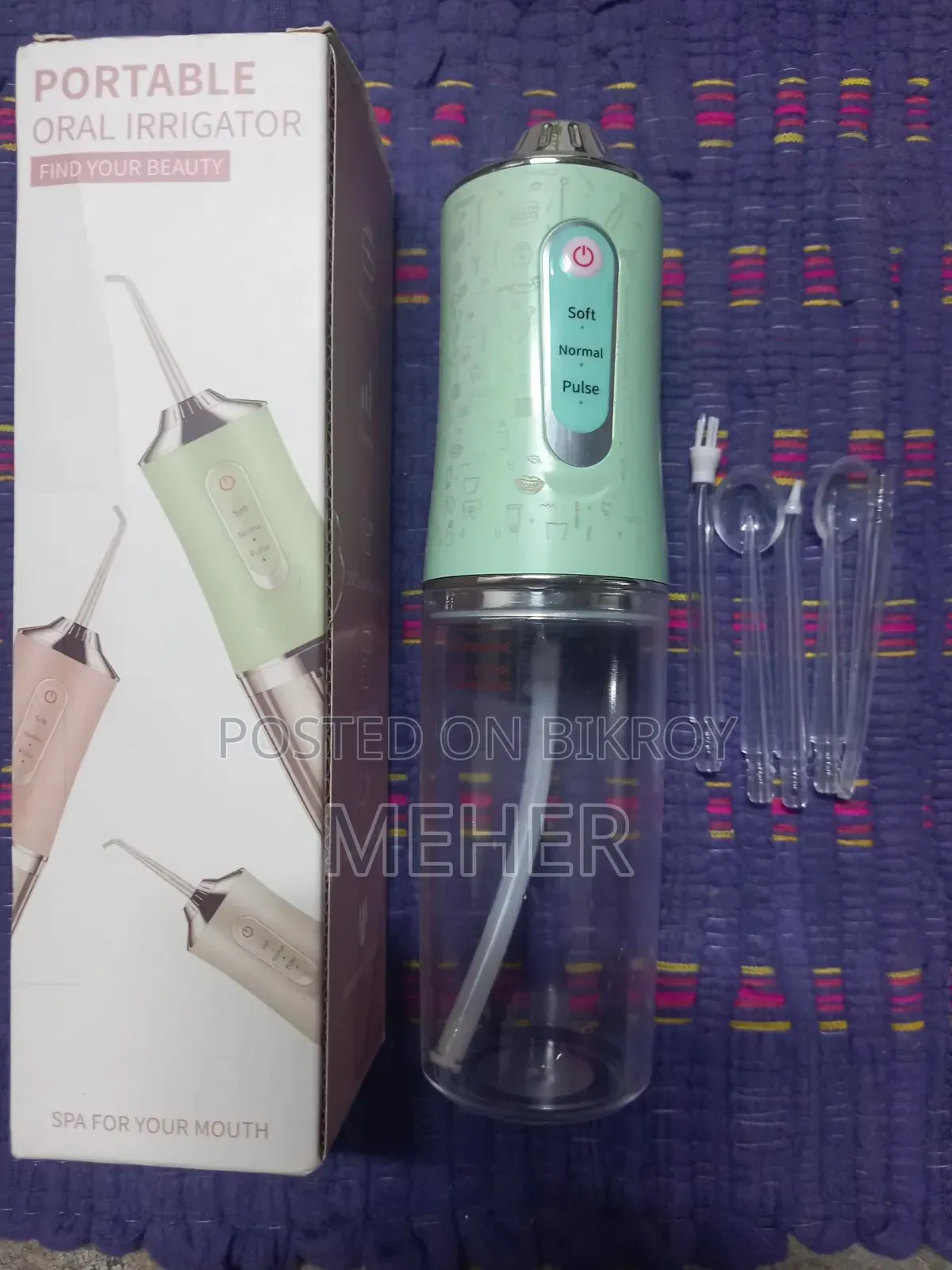 পোর্টেবল ওরাল ইরিগেটর / ওয়াটার ফ্লোসার