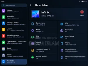 Infinix Xpad 20 128 GB Silver