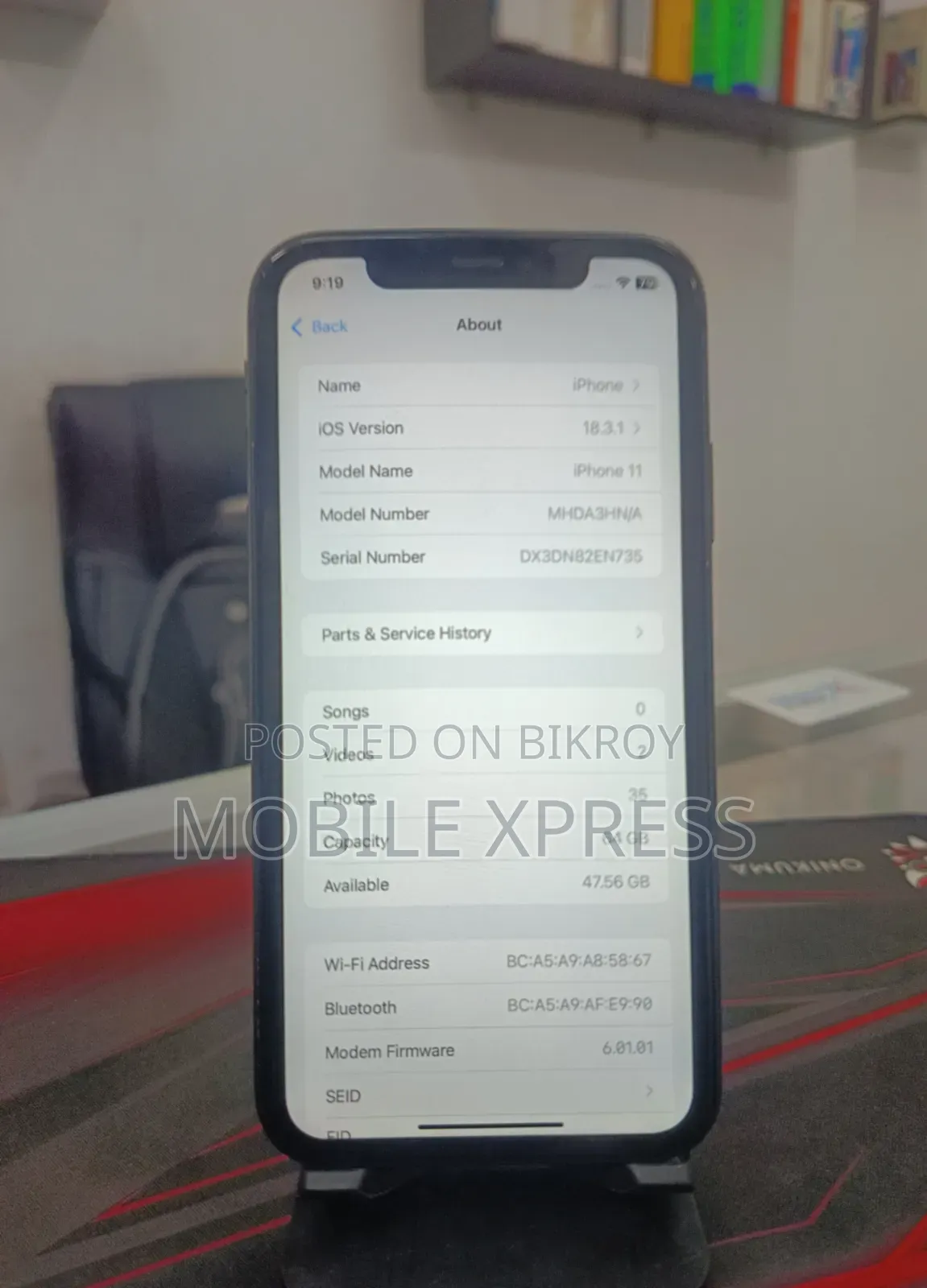 Apple iPhone 11 64 GB Black