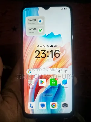 ওপ্পো এ৩৮ ১২৮ জিবি ব্ল্যাক