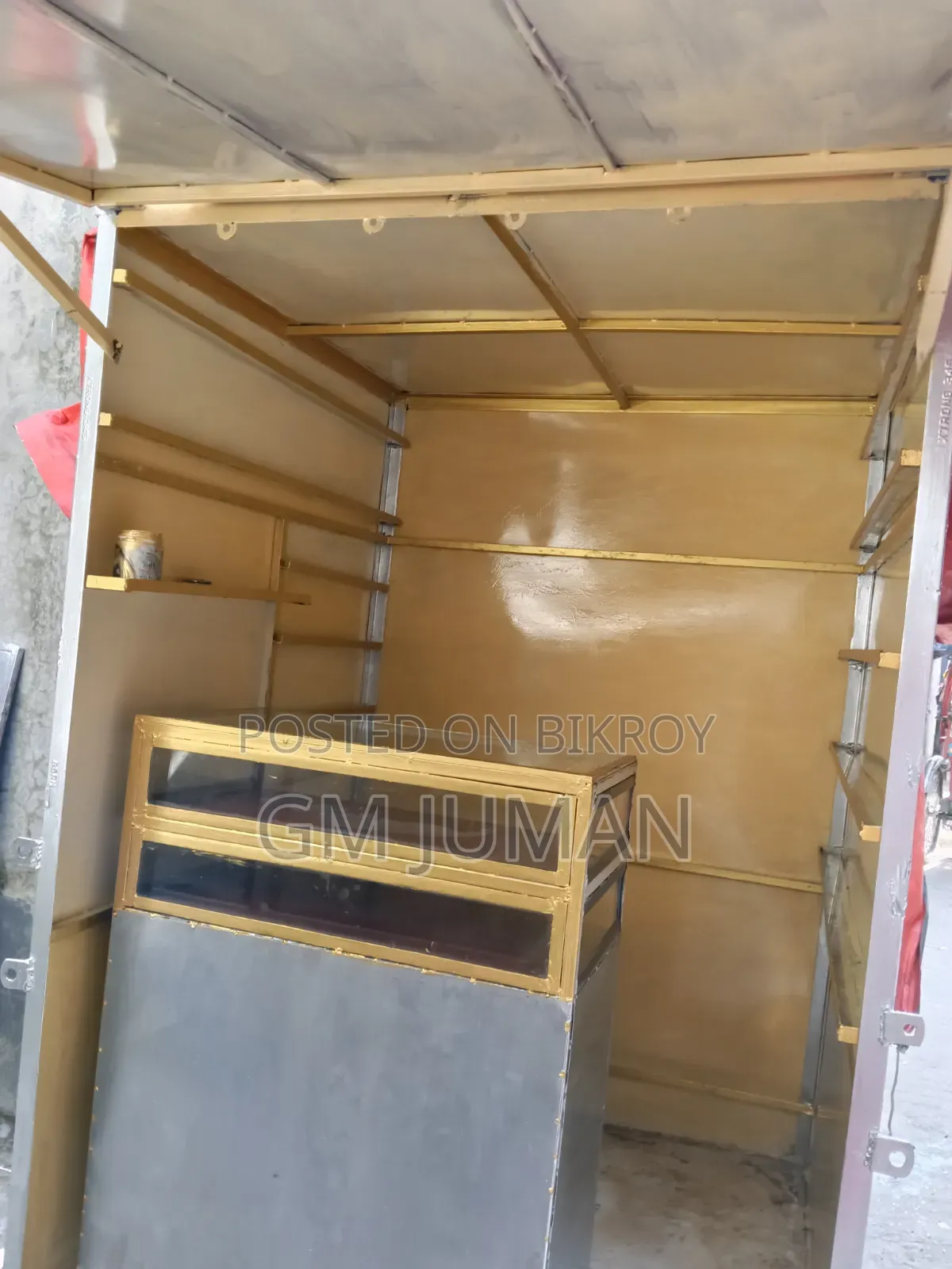 This is a food cart