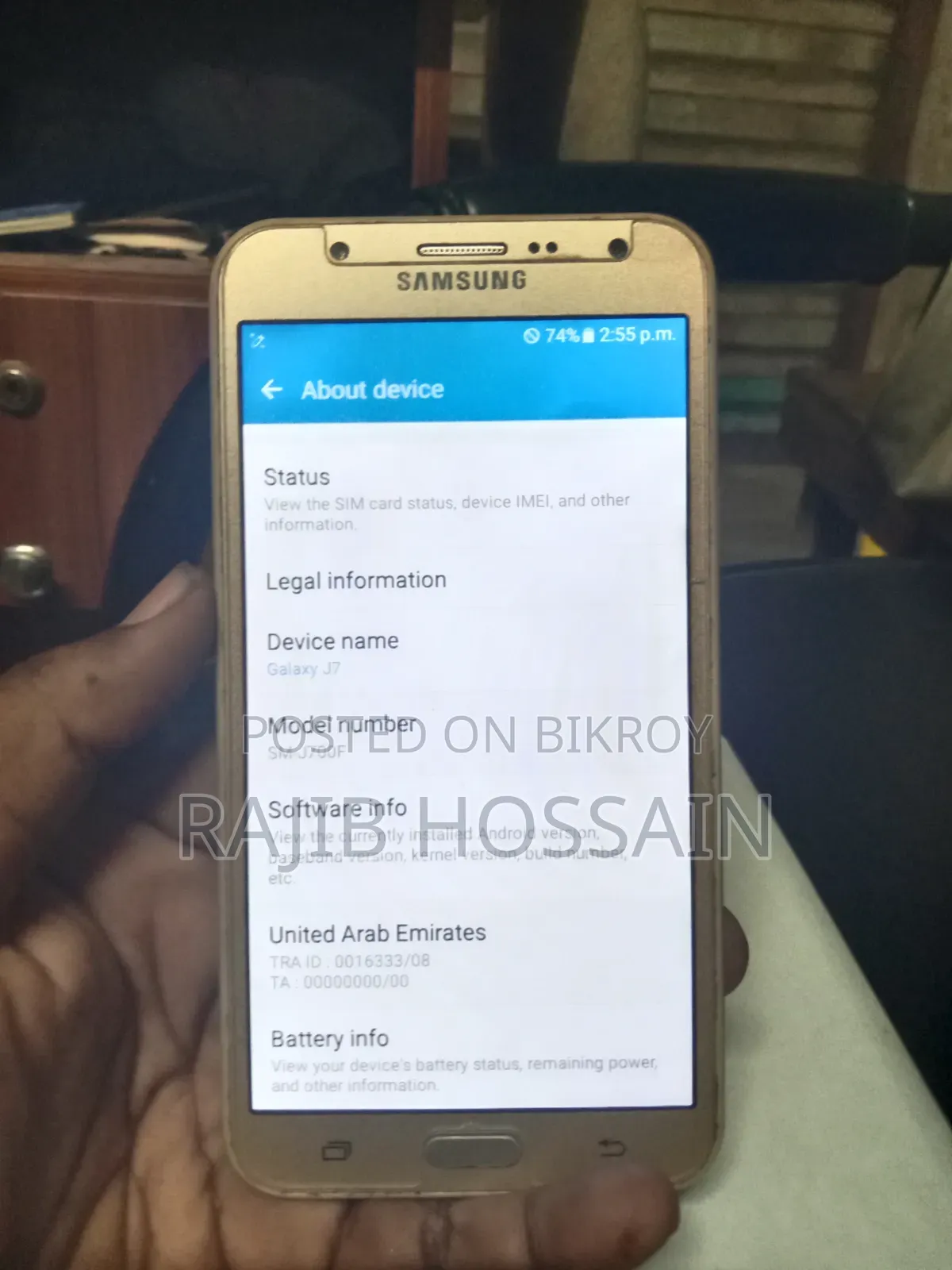 Samsung Galaxy J7 16 GB Rose Gold