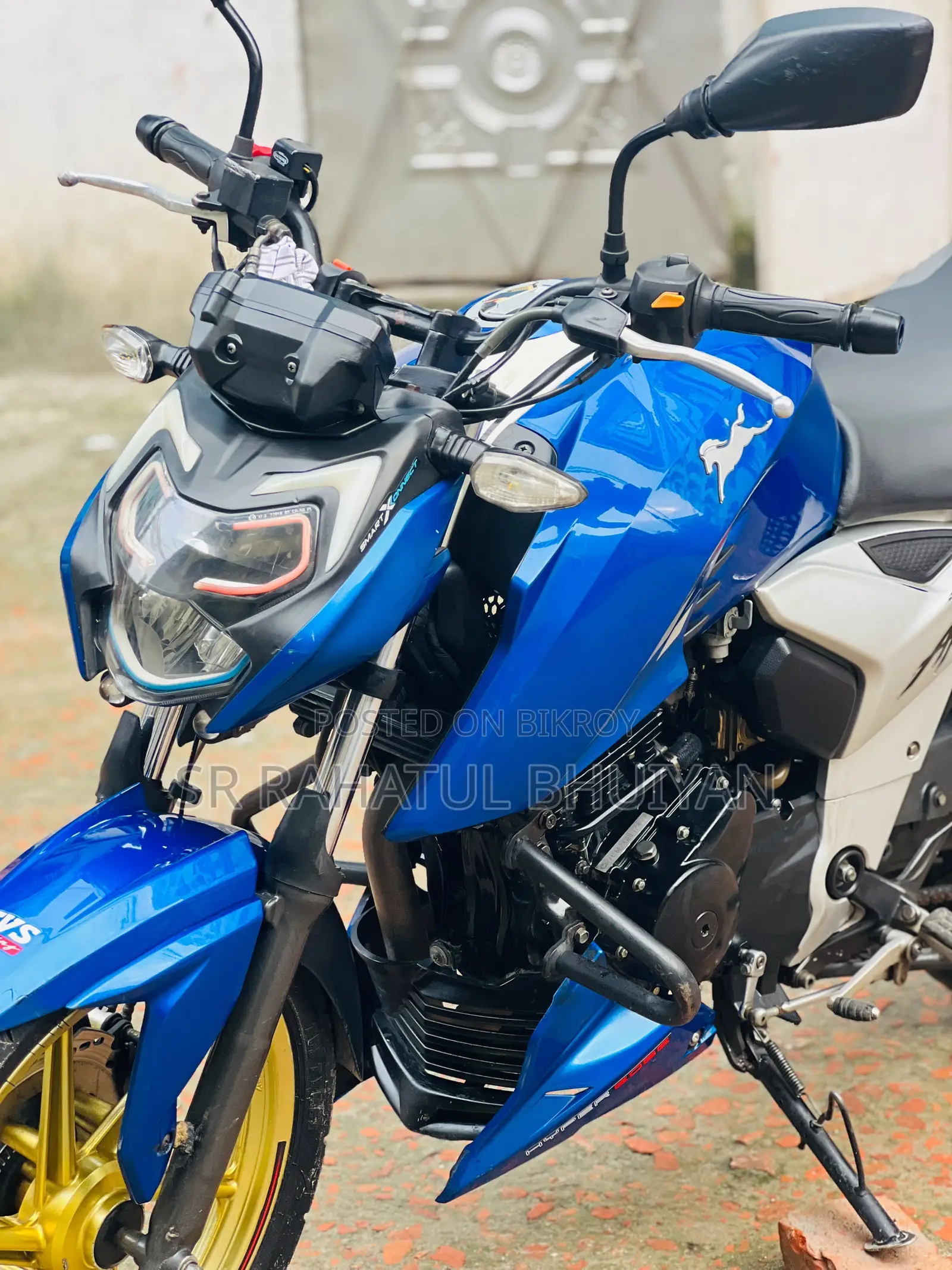 টিভিএস আপাচে আরটিআর ১৬০ ৪ভি ২০২১ নীল