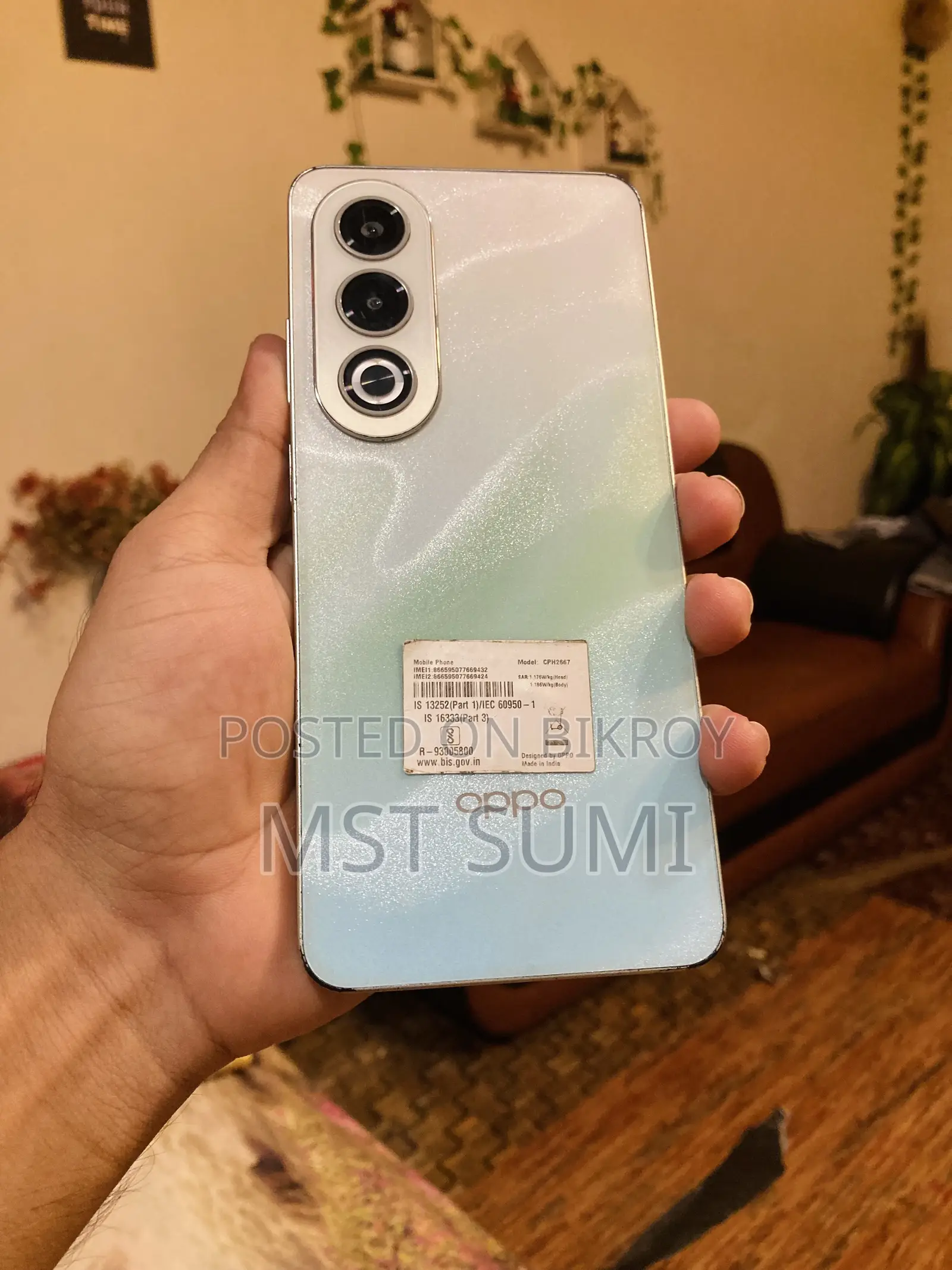 Oppo K12x 128 GB Blue