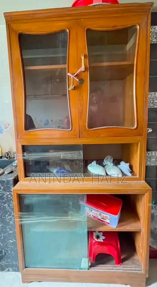 Solid Shegun Wood Showcase