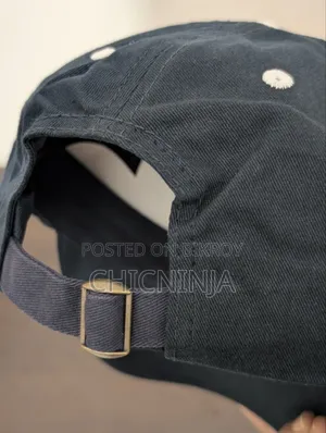Light Blue & Black Adjustable Fashion Cap