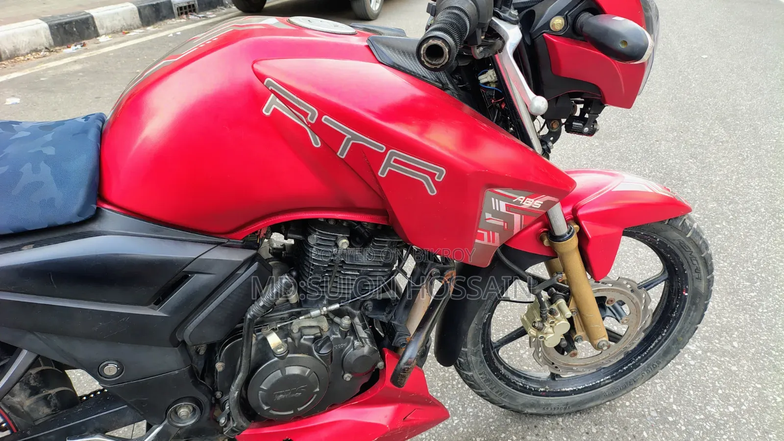 TVS Apache RTR 160 2V 2019 Red