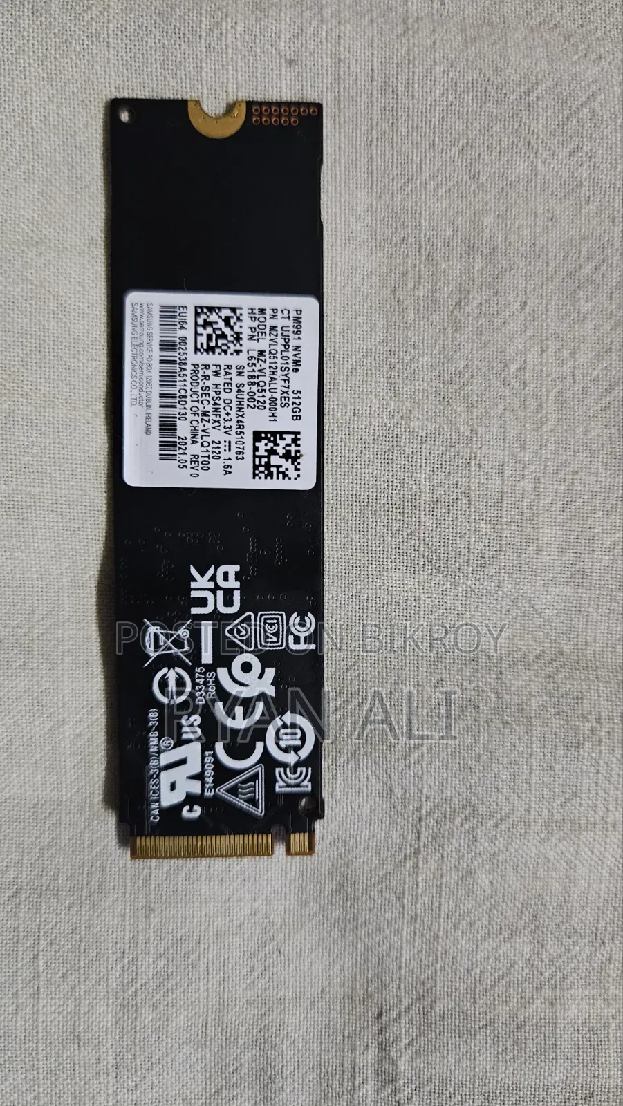 Samsung 512GB NVMe