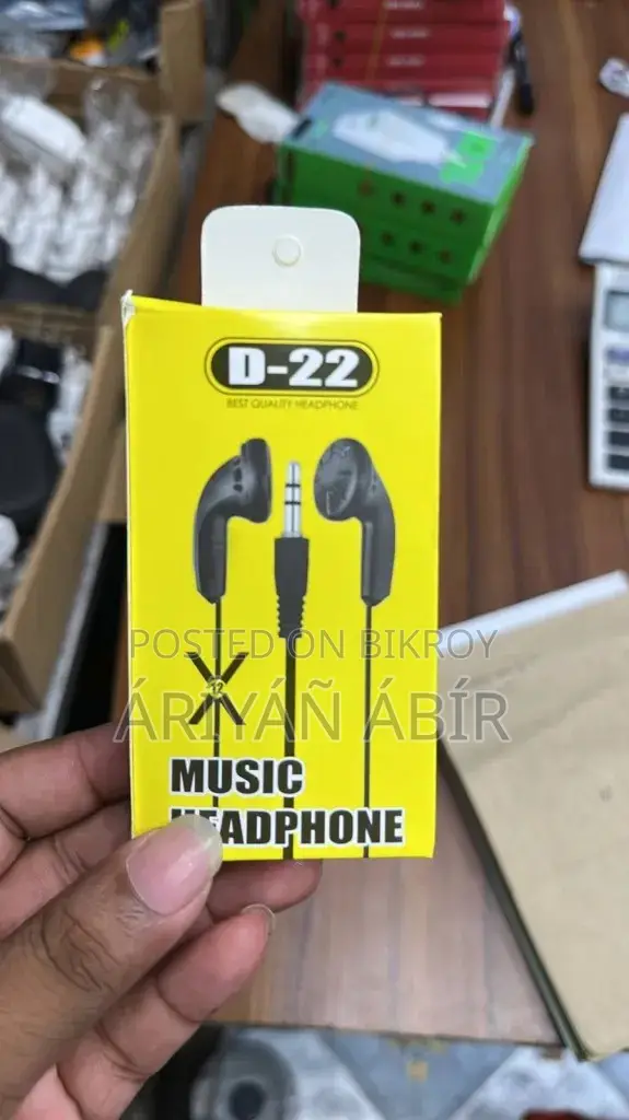 D22 Heavy Bass Earphone Wholesale & Retail