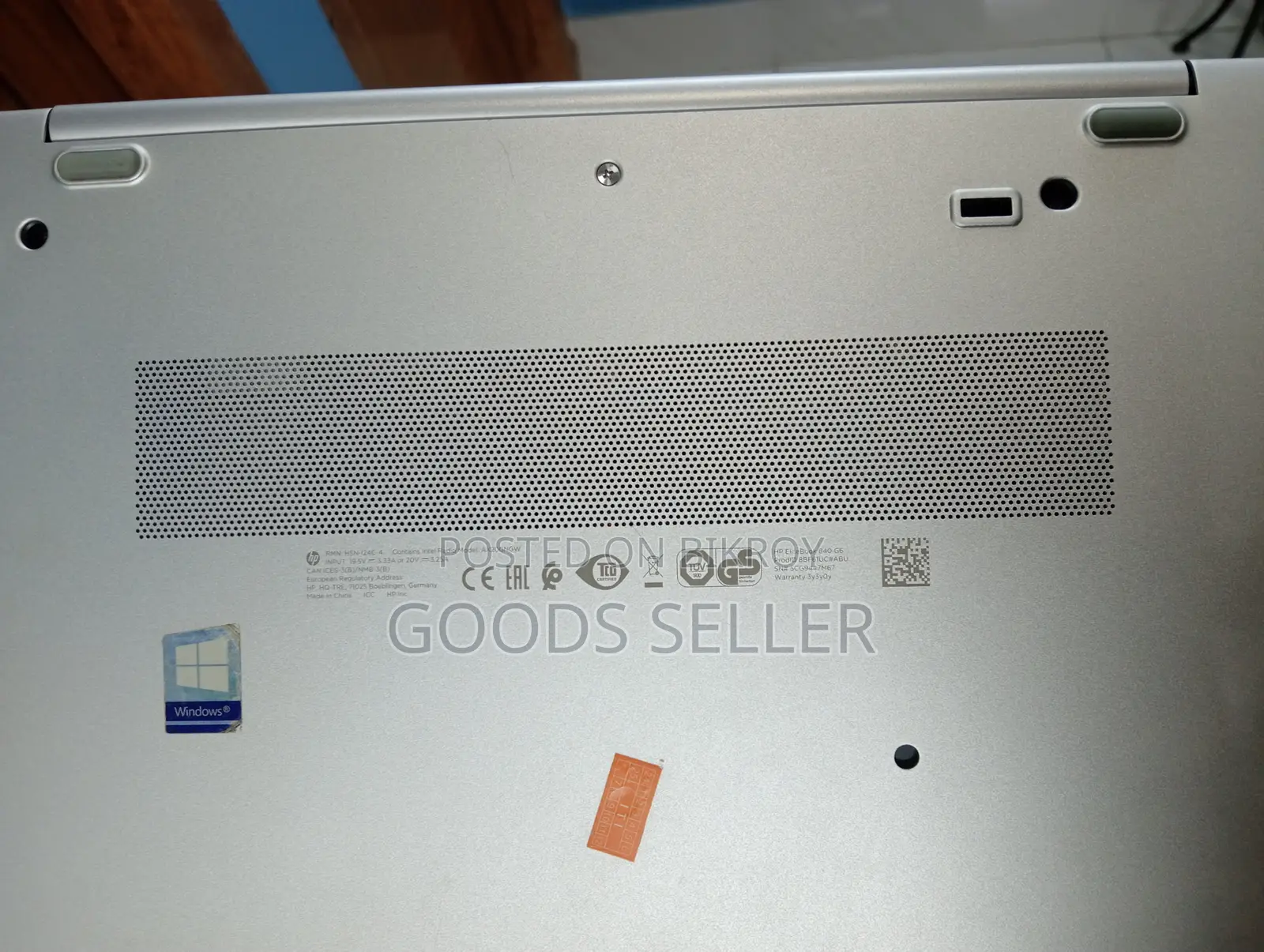 ল্যাপটপ HP EliteBook 840 G6 8GB ইন্টেল কোর i5 SSD 256GB