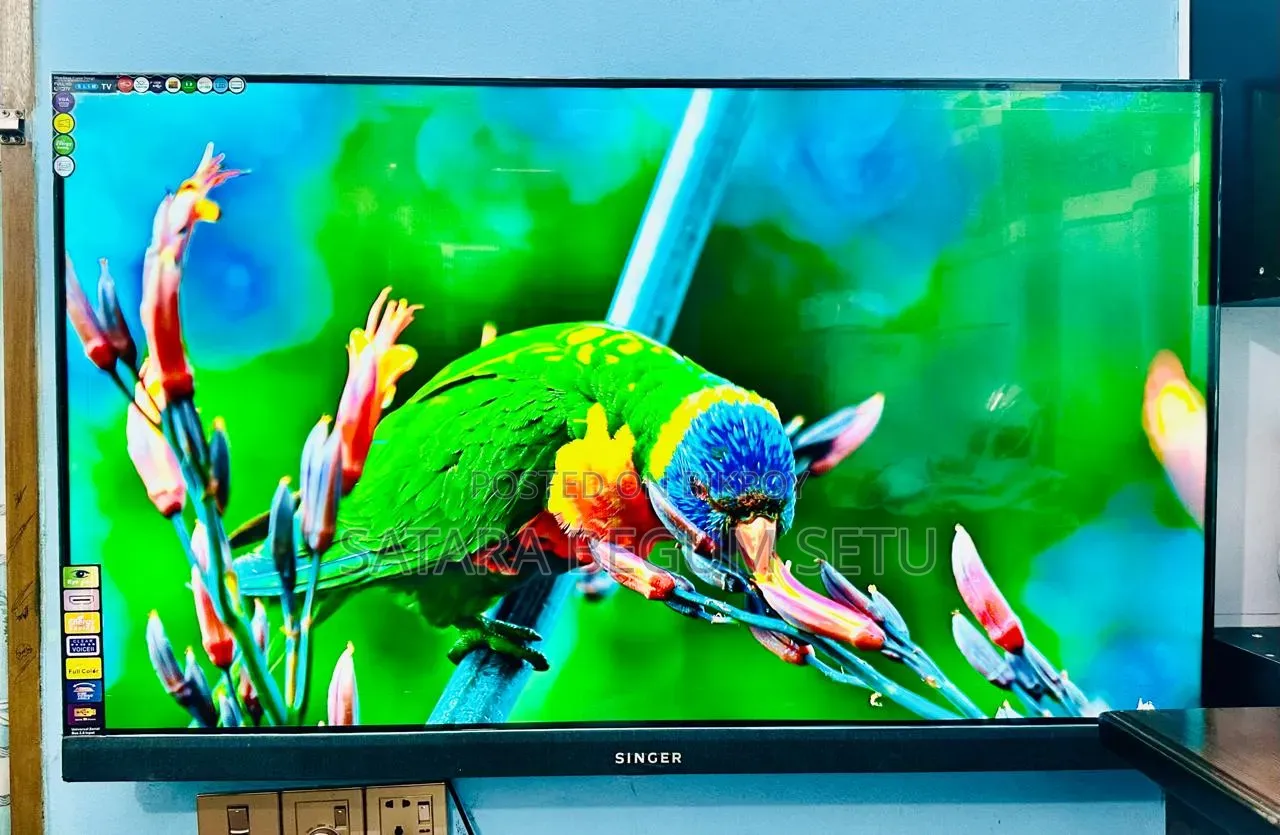 SINGER 50" Google Framless 4K Inche Android Smart TV Dolby Audio Sound