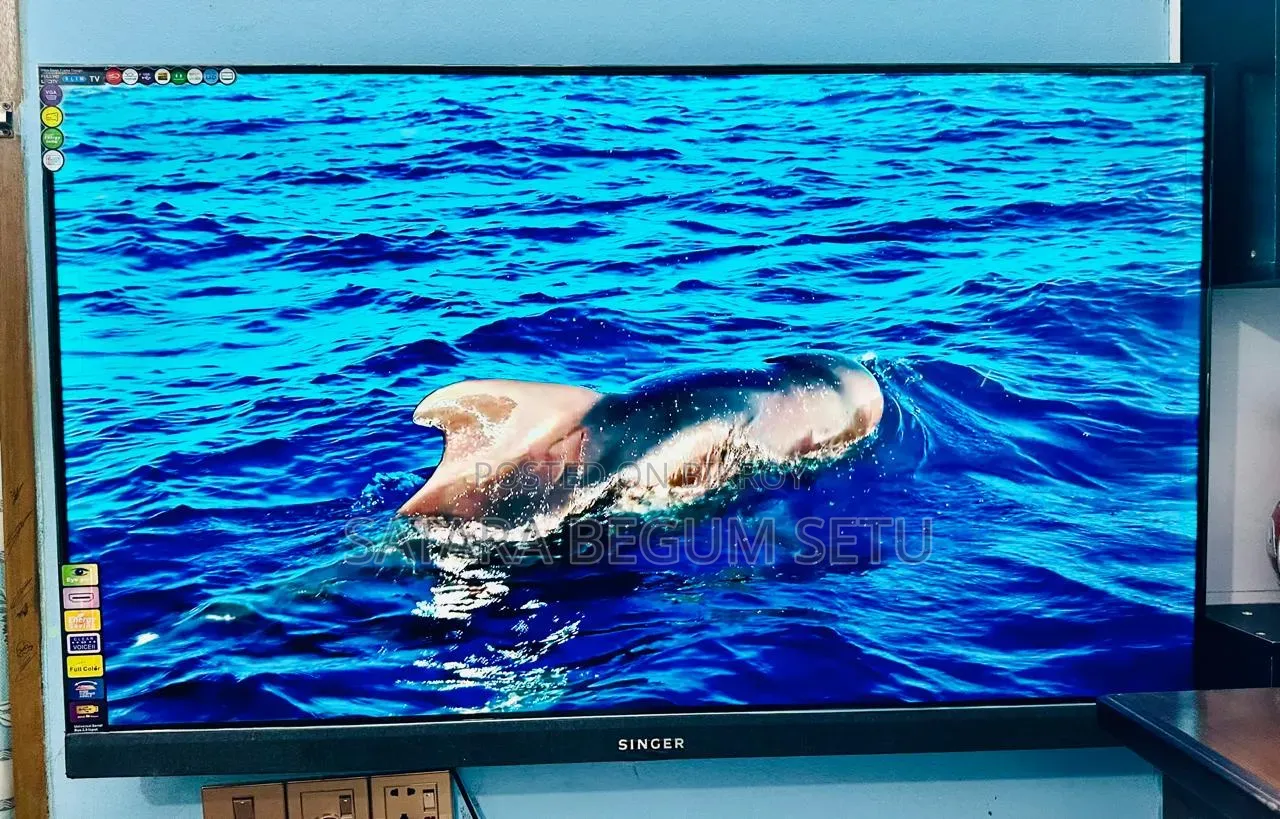 SINGER 50" Google Framless 4K Inche Android Smart TV Dolby Audio Sound