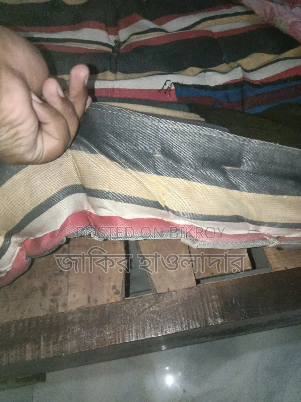 Bed along with mattress for sale as I will buy a new one