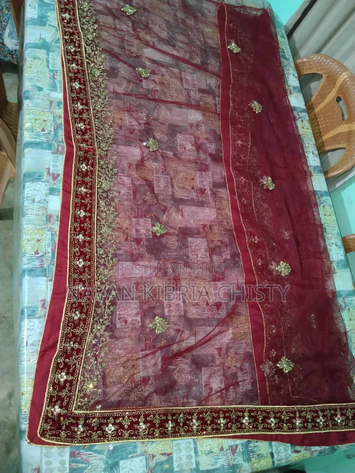 Gorgeous Red Pearl Work Lehenga for Sale