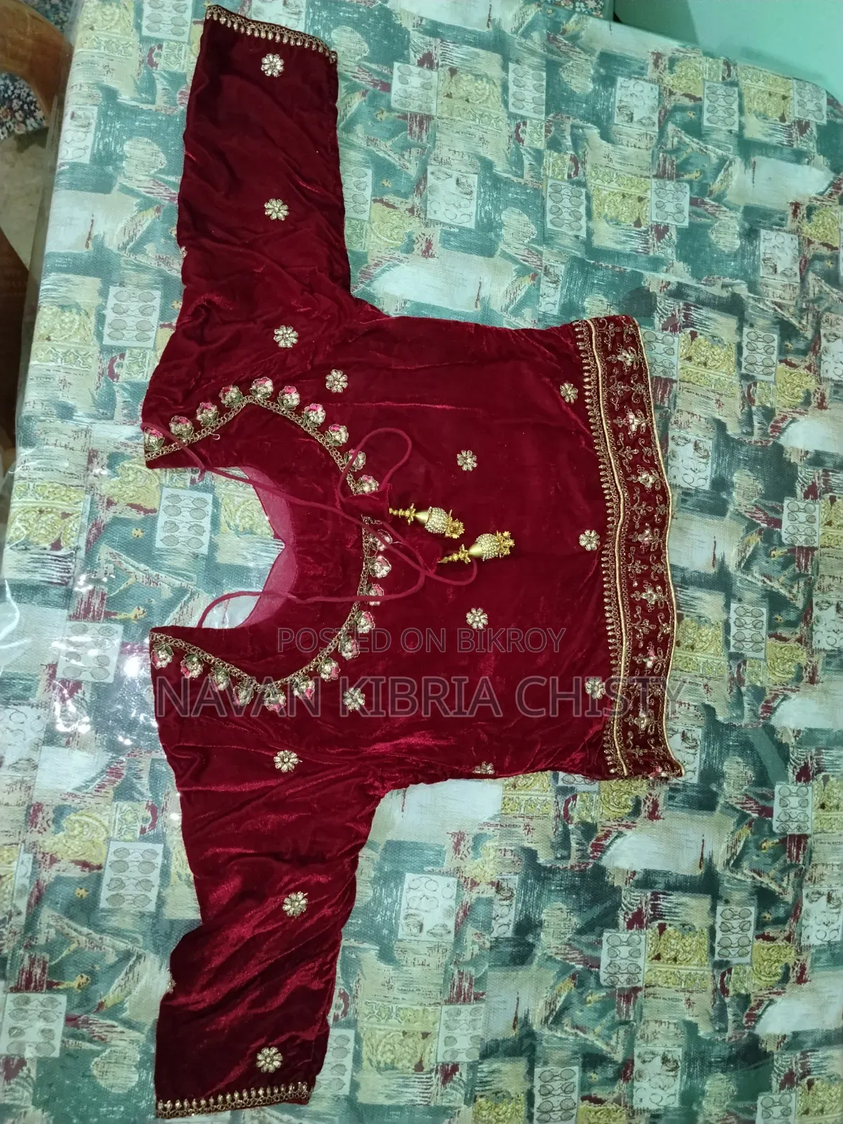 Gorgeous Red Pearl Work Lehenga for Sale