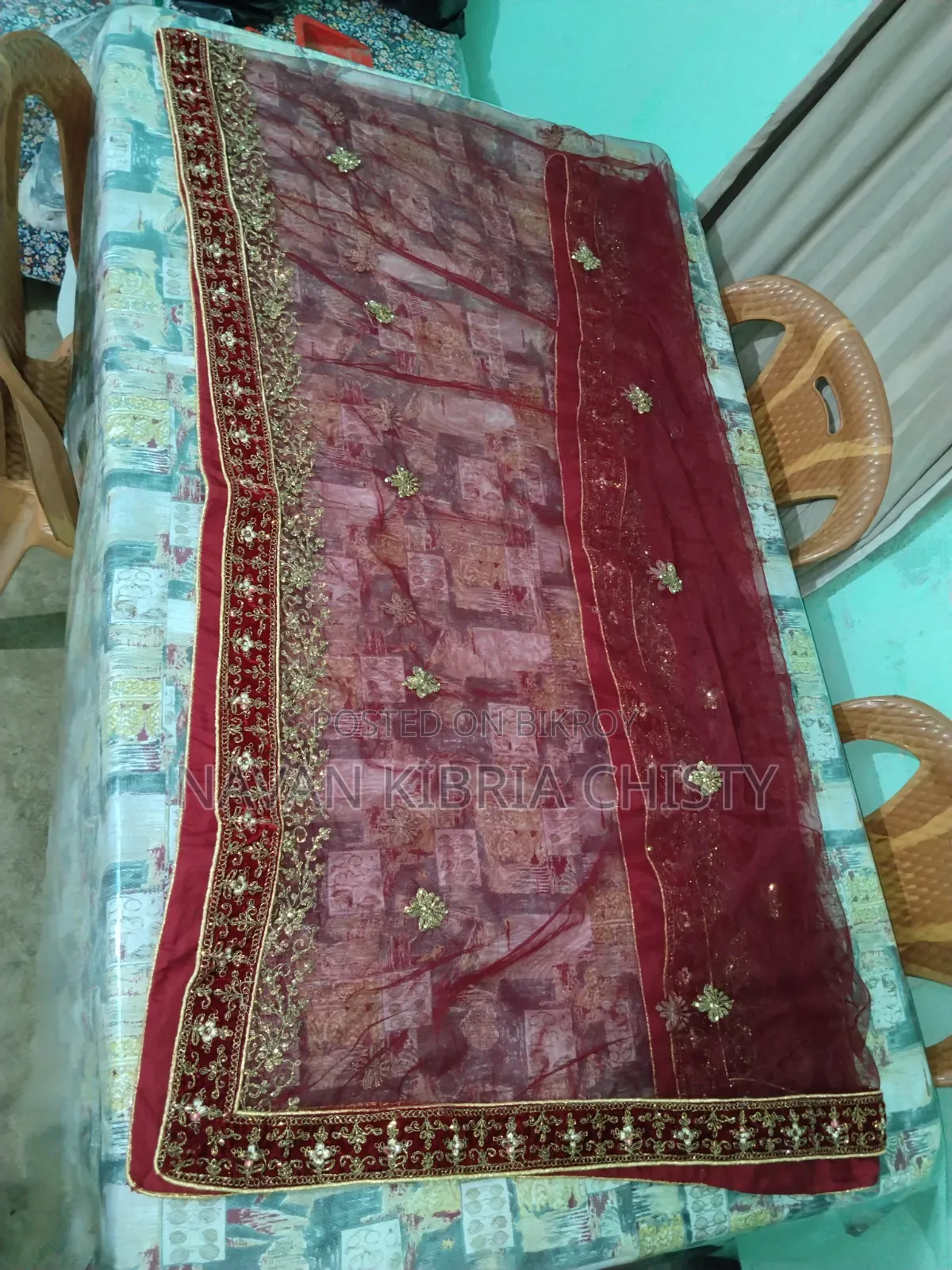 Gorgeous Red Pearl Work Lehenga for Sale