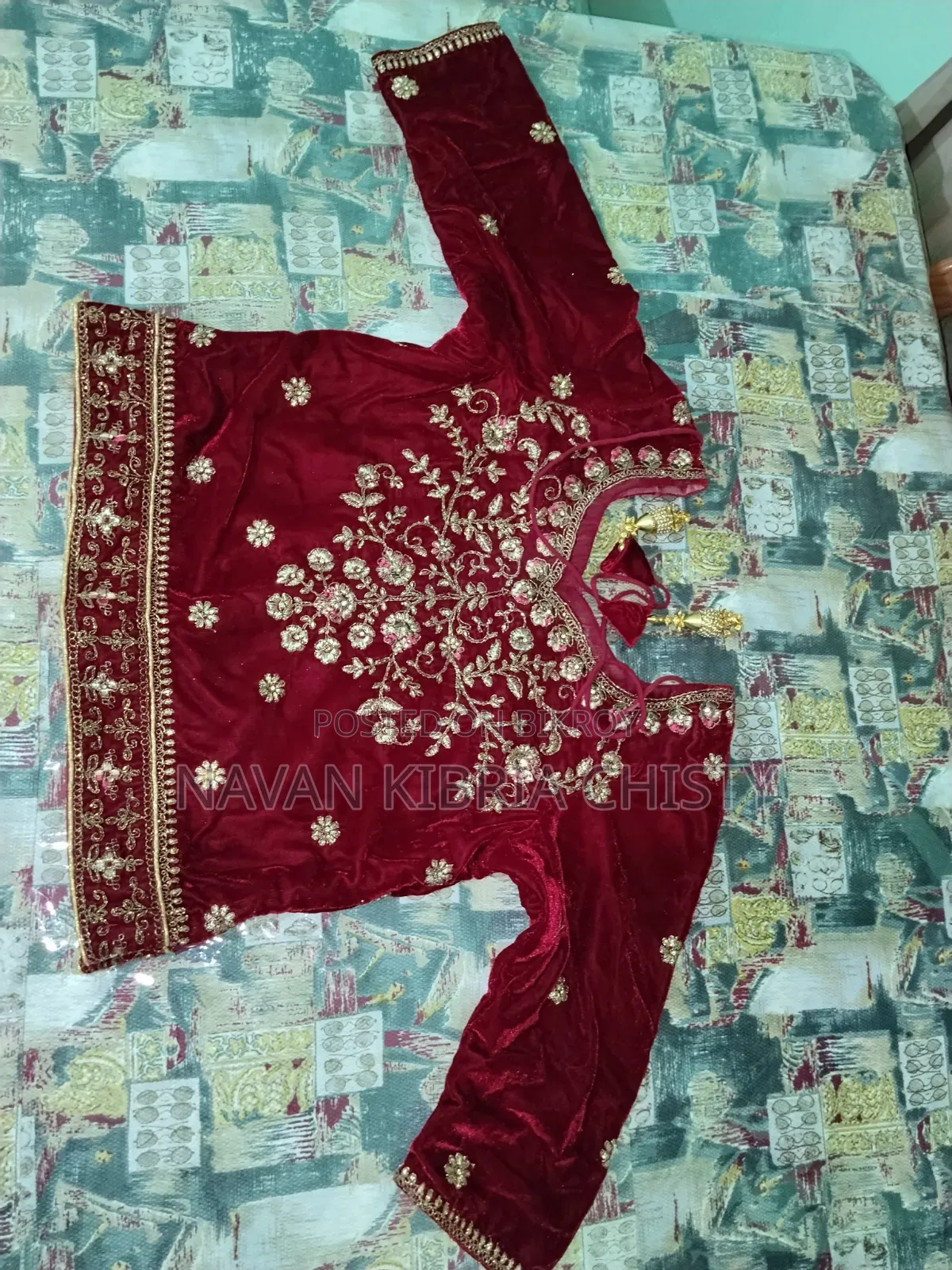 Gorgeous Red Pearl Work Lehenga for Sale