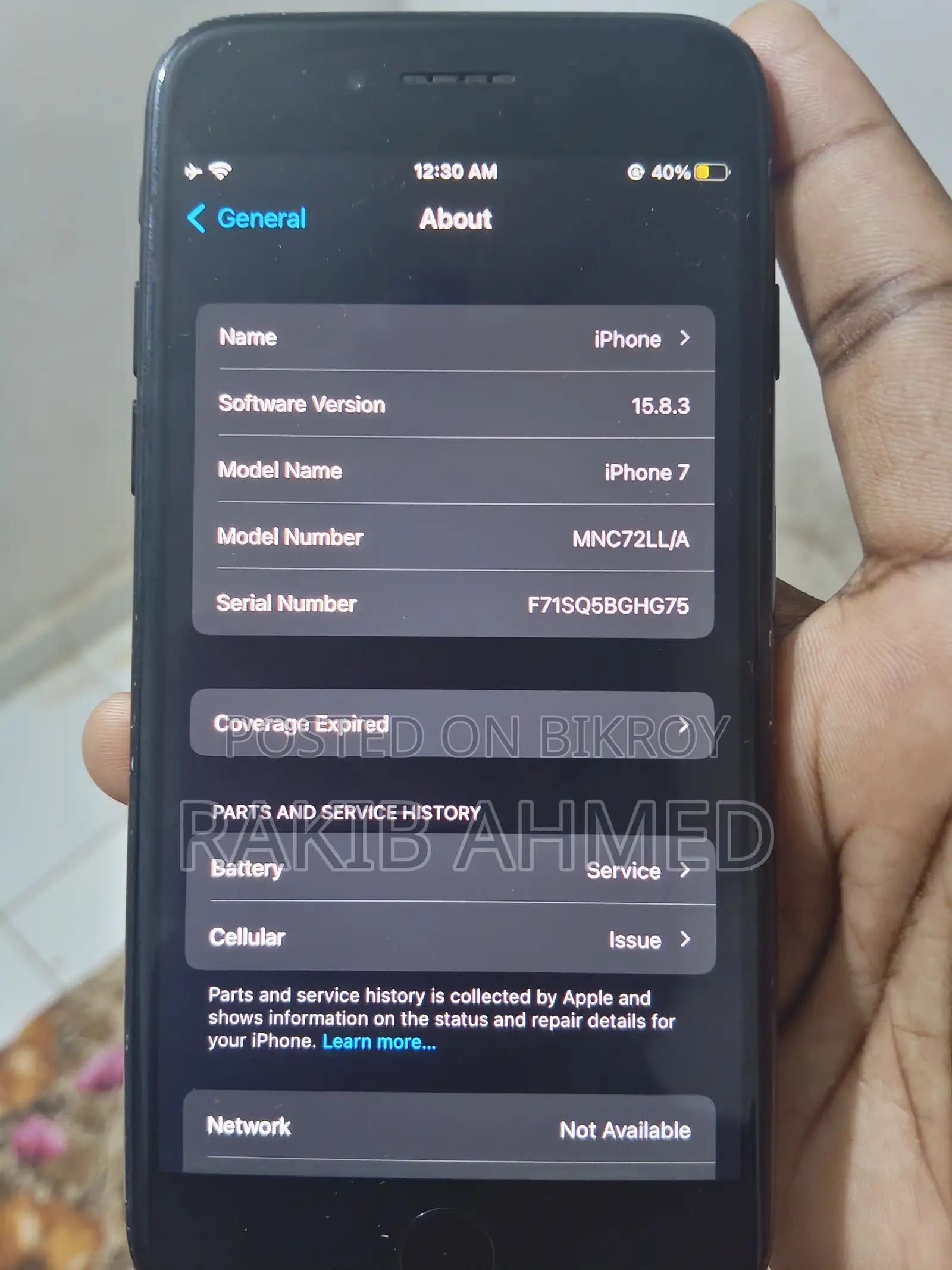 Apple iPhone 7 128 GB Black