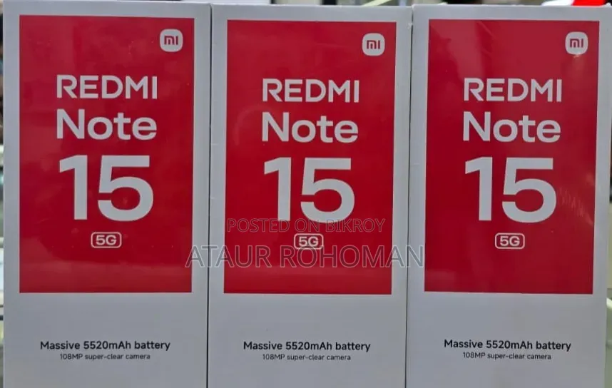 New Xiaomi Redmi Note 15 256 GB Red