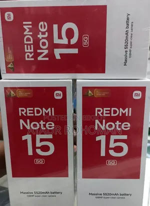 New Xiaomi Redmi Note 15 256 GB Red