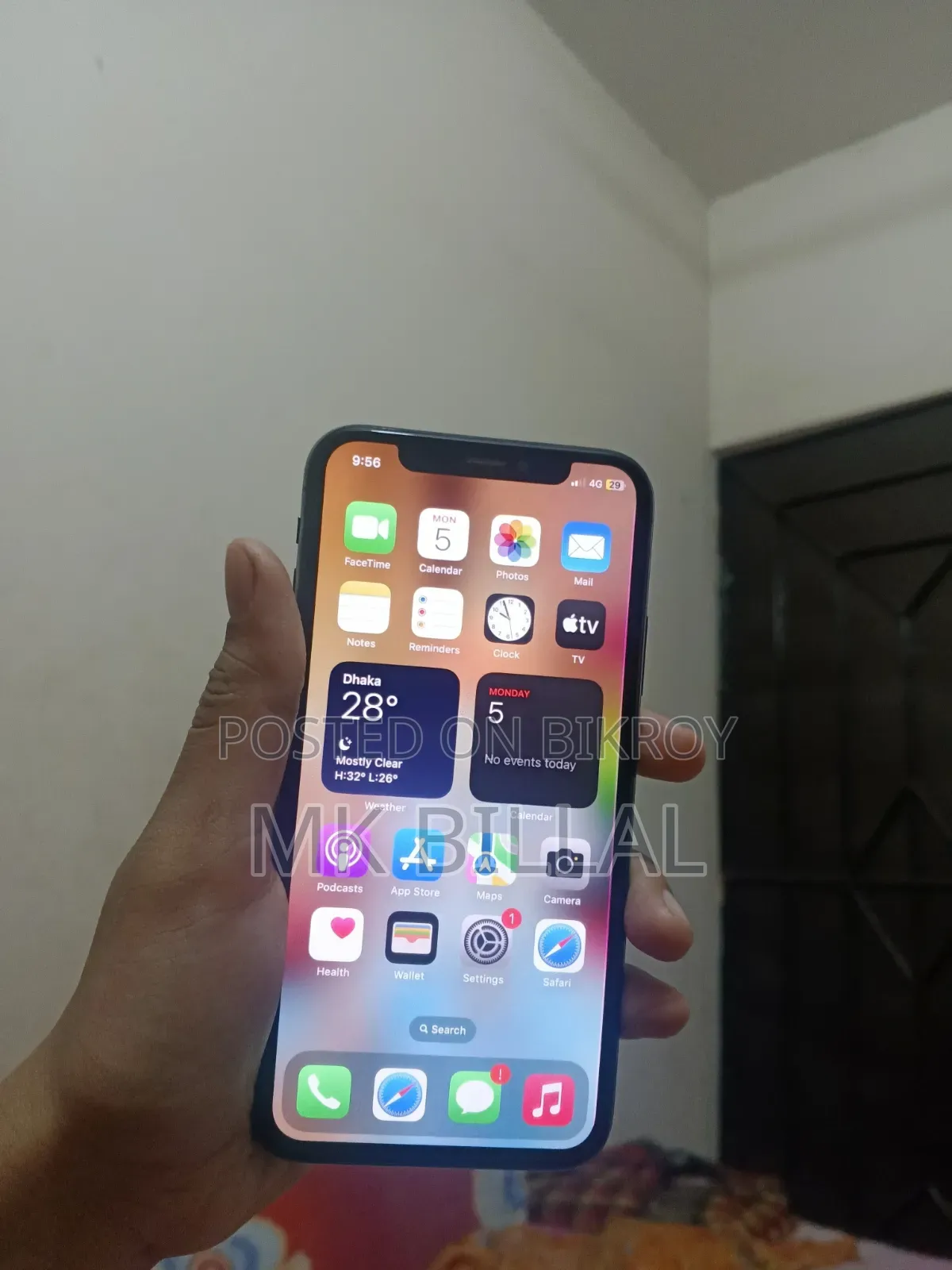 অ্যাপল আইফোন এক্স ৬৪ জিবি ব্ল্যাক