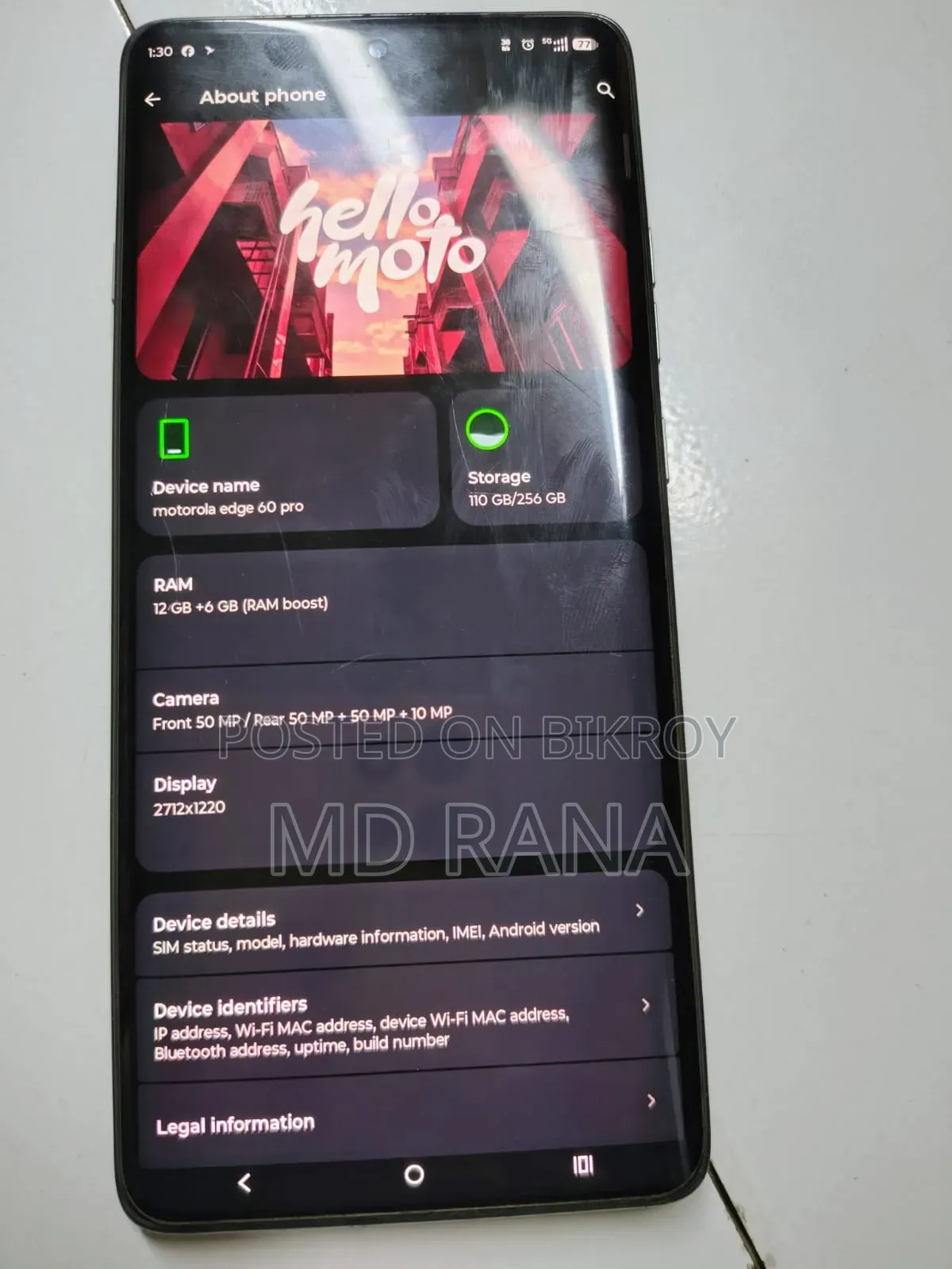 Motorola Edge 60 Pro 256 GB