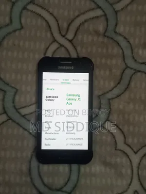 স্যামসাং গ্যালাক্সি জে১ এস ৪ জিবি কালো
