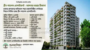 3 Bedroom Apartment in Green Place, Malibag for Sale