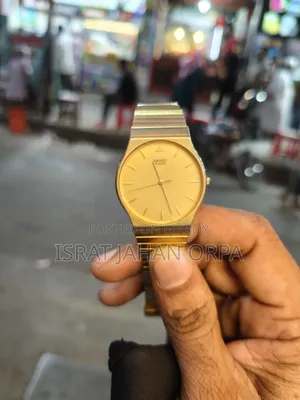 সাইকো গ্যালাক্সি কোয়ার্টজ 5y31-8000 গোল্ড প্লেট ঘড়ি