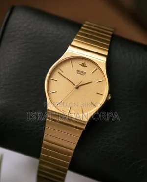 Seiko Galaxy Quartz 5y31-8000 Gold Plate Watch