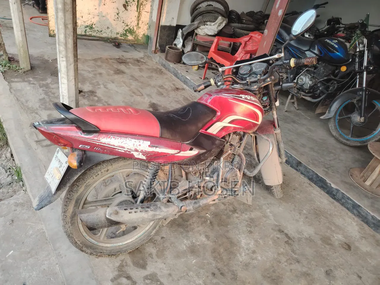 TVS Metro 2015 Red