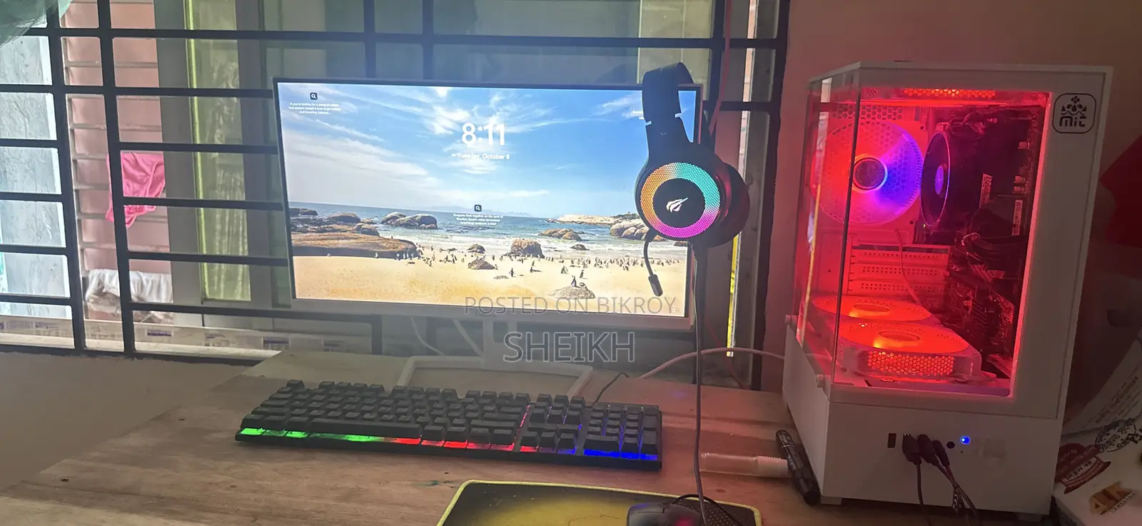 Desktop Computer 8GB AMD Ryzen 3 SSD 128GB